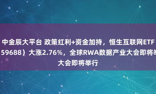 中金辰大平台 政策红利+资金加持，恒生互联网ETF（159688）大涨2.76%，全球RWA数据产业大会即将举行